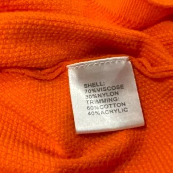 AmelieBoutik Comfy Orange Top with Sleeves Design - Women - XL - Picture 15 of 16